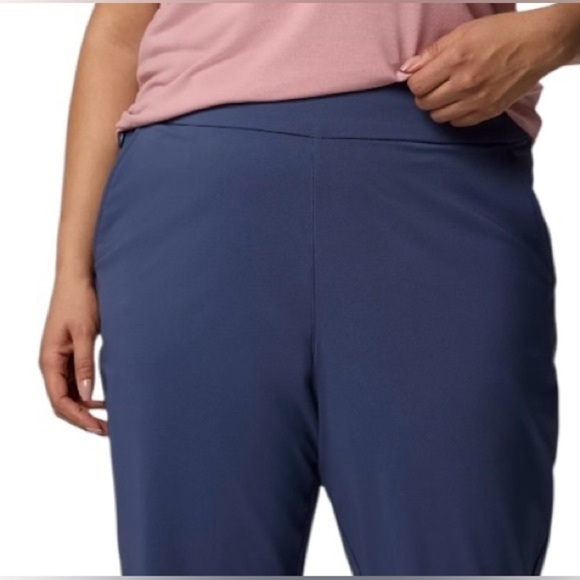 Columbia, Anytime Casual Pants, Plus Size 3X, Navy - Picture 5 of 9